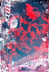 Beyond Leisure, 2015 (kollázs, vászon)