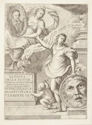 La Bocca della Verita. Címmatrica IX. Kelemen pápa arcképével