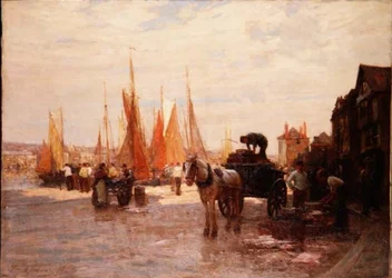 Kilátás Brixham kikötőjére, Devon