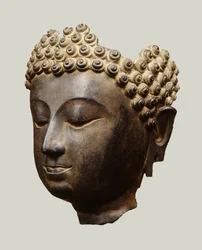 Buddha fej, Danny stílusa (bronz)