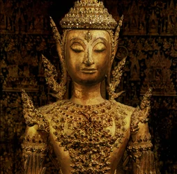 Álló Buddha abhaja mudrában, Rattanakosin-stílus, a 19. század közepe