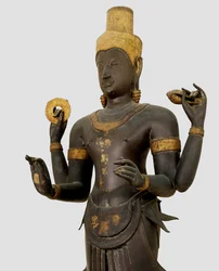 Visnu szobra (bronz)
