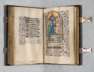 Órakönyv Párizs használata: Fol. 108r, A pünkösd, c. 1420.