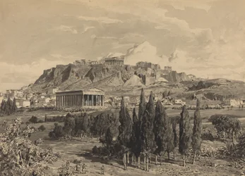 Héphaisztosz temploma, 1890.