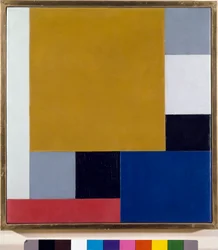 22. kompozíció Theo Van Doesburg (1883-1931) festménye, 1920 Eindhoven, Stedelijk Van Abbemuseum