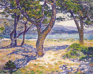 A Földközi-tenger Le Lavandou-nál