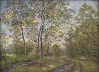 Egy folyó a Meilgård Manor közelében, Jütlandban