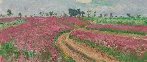 Sainfoin mezeje Znaim közelében II, 1893 körül (olaj, vászon, fa)