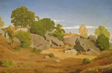 Sziklák Fontainebleau-ban