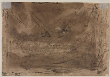 Kompozíciós tanulmány esetleg Poussins Deluge verso számára, c. 1816.