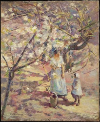 A gyümölcsösben
