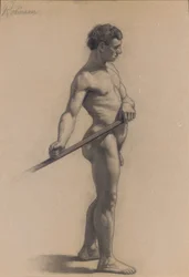 Tanulmány a férfialakról, 1875