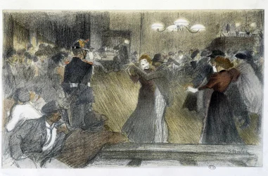 Labda – Steinlen rajza