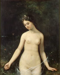 Fiatal meztelen nő, 1831