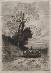 A nyáj visszatérése, c. 1870.