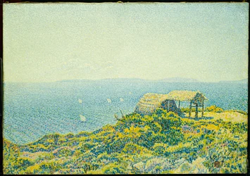 Az Ile du Levant, Cap Benat felől nézve, 1893
