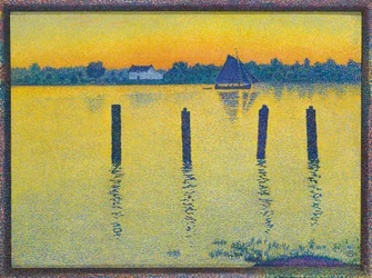 Vitorlás a Schelde folyón, 1892.