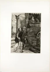 Ébredj! mi ho! Brabantio! tolvajok! tolvajok!, egy tányér az Othello-tól