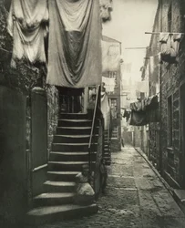 Bezárás sz. 193, 17-27 High Street, Glasgow, az "Old Closes and Streets"-ből, 1868