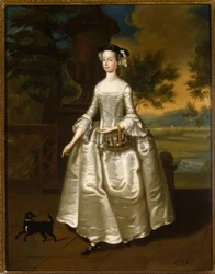 Thomas Bardwell, Mary Jodrell portréja / Festmény, 1755