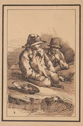 Rusztikus figurák: Két fiú, 1801.