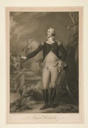 George Washington a trentoni csatában (1792)