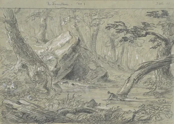 A szökőkút, 1. sz.: A sebesült indián halálszomját oltja, 1843.