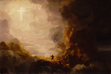 A keresztes zarándok útja végén, c. 1846-48 (olaj, vászon)
