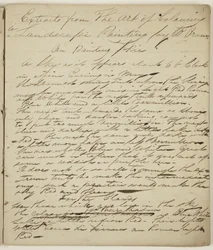 Cím nélkül ("Kivonatok A színezés művészetéből"), 1825 körül (toll és tinta, papír)