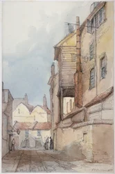 Catherine Wheel Alley, London City, 1855.