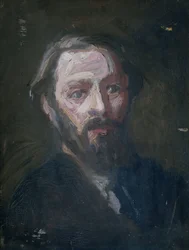 Pier Pander szobrász (1864-1919) portréja