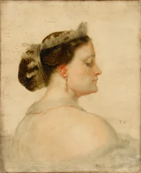 Mathilde Bonaparte 1820-1904 francia hercegnő portréja