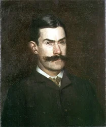 Frank MacDowell portréja, 1886 körül (olaj, vászon)