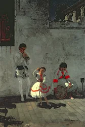 Utcai jelenet Sevillában