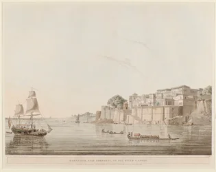 Ramnagar, Benares közelében, a Gangesz folyón