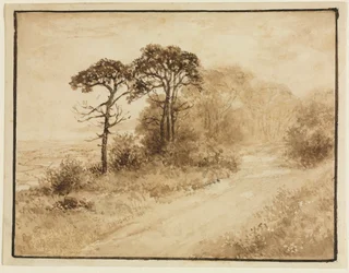 Táj kanyargós úton, 1833.