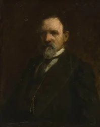 Tanulmány Joshua Ballinger Lippincott portréjához, 1892.