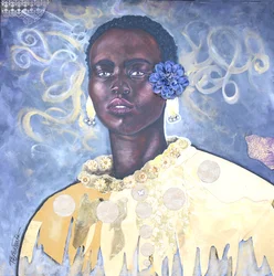 Golden Beauty, 2019 (vegyes technika, vászon)