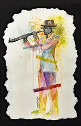 Power Player, 2017 (vegyes technika, papír)