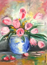 Tulipán napfelkelte, 2014 (olaj, vászon)