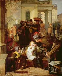 A szomjas ügyfél (olaj, vászon)