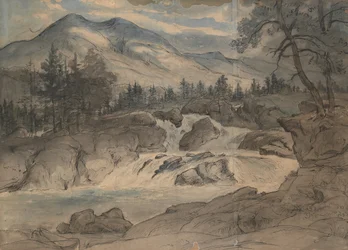 A Labro-vízesés, 1824-42.