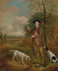 John Dade őrnagy (1726-1811), Tannington, Suffolk, 1755 körül (olaj, vászon)