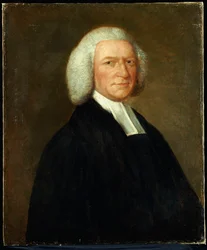 Woodward püspök portréja, félhosszú, papi köntösben, 1756-58 körül