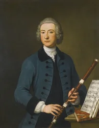 Lewis Christian Austin Granom portréja, 1743