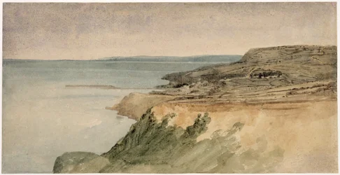 Lyme Regis, Dorset, 1797 körül (wc ceruzával texturált papíron)