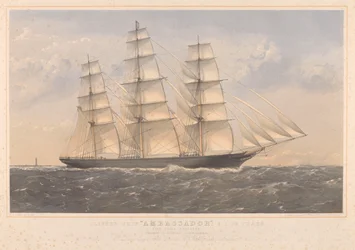 Clipper Ship Ambassador, A.1. 16 év... William Lund Esquire és mások (tulajdonosok) William Walker Esquire (építők)