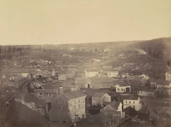 Honesdale, 3. szakasz, Del.  Hudson Canal Co., c. 1863-1865 (fénykép)
