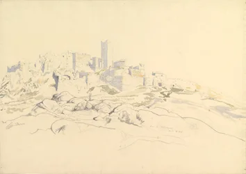 Az Akropolisz az Areopágusról, Athén, 1846. április 24.