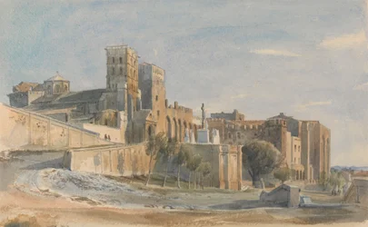 A katedrális és a pápai palota, Avignon
